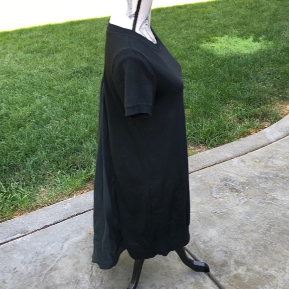 Marrakech Black Silk Back Jersey Dress - M - Picture 2 of 8